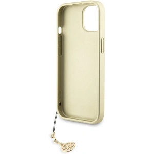 Etui Guess GUHCP15SGF4GGR Apple iPhone 15 hardcase 4G Charms Collection szary/grey