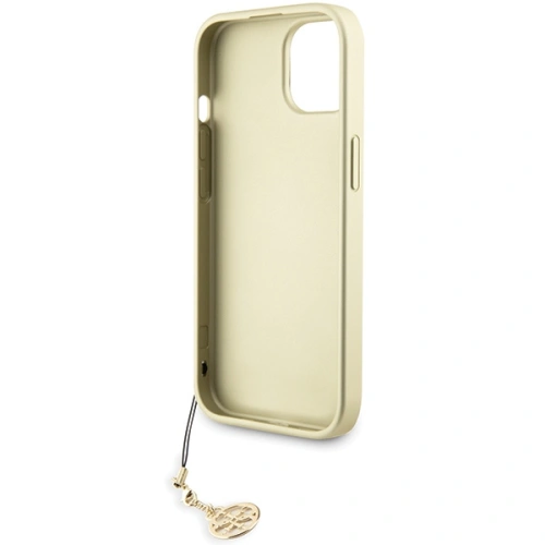 Buy Guess GUHCP15SGF4GGR Apple iPhone 15 hardcase 4G Charms Collection grey - GUE2959 - {ean13} - Home Screen Store Europe