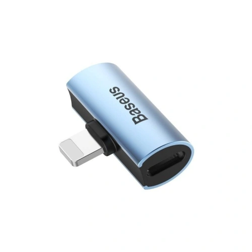 Buy Baseus iP Male to Dual iP Female Adapter L46 Blue - BSU426BLU - {ean13} - Home Screen Store Europe