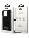 Buy Karl Lagerfeld KLHCP15LHDSPLK Apple iPhone 15 Pro hardcase Rhinestone Logo Metal Plate black - KLD1717 - {ean13} - Home Screen Store Europe
