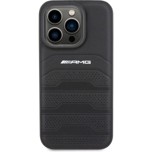 Kup Case AMG AMHCP15LGSEBK Apple iPhone 15 Pro Hardcase Leder mit geprägten Linien schwarz/black - MRS84 - {ean13} - Sklep Home Screen