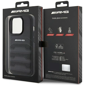 Kup Case AMG AMHCP15LGSEBK Apple iPhone 15 Pro Hardcase Leder mit geprägten Linien schwarz/black - MRS84 - {ean13} - Sklep Home Screen