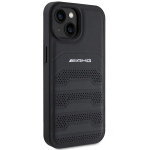 Kup Etui AMG AMHCP15MGSEBK Apple iPhone 15 Plus / 14 Plus hardcase Leather Debossed Lines czarny/black - MRS85 - {ean13} - Sklep Home Screen