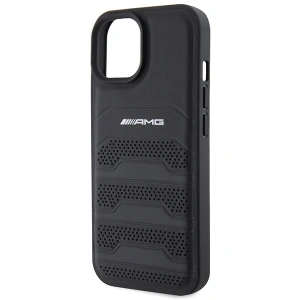 Kup Etui AMG AMHCP15MGSEBK Apple iPhone 15 Plus / 14 Plus hardcase Leather Debossed Lines czarny/black - MRS85 - {ean13} - Sklep Home Screen