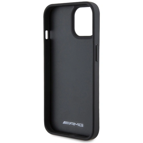 Kup Case AMG AMHCP15MGSEBK Apple iPhone 15 Plus / 14 Plus Hardcase Leder mit geprägten Linien schwarz/black - MRS85 - {ean13} - Sklep Home Screen