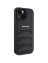 Buy AMG AMHCP15SGSEBK Apple iPhone 15 hardcase Leather Debossed Lines black - MRS86 - {ean13} - Home Screen Store Europe
