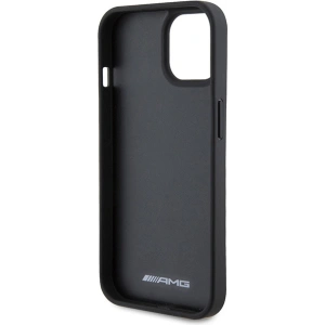 Kup Case AMG AMHCP15SGSEBK Apple iPhone 15 Hardcase Leder Prägung Linien schwarz/black - MRS86 - {ean13} - Sklep Home Screen