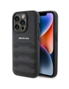 Etui AMG AMHCP15XGSEBK Apple iPhone 15 Pro Max hardcase Leather Debossed Lines czarny/black