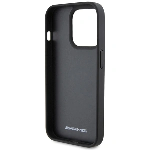 Buy AMG AMHCP15XGSEBK Apple iPhone 15 Pro Max hardcase Leather Debossed Lines black - MRS87 - {ean13} - Home Screen Store Europe