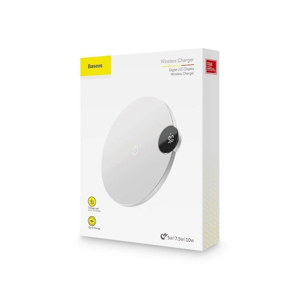 Bezprzewodowa ładowarka indukcyjna Baseus Wireless Charger 10W - biała