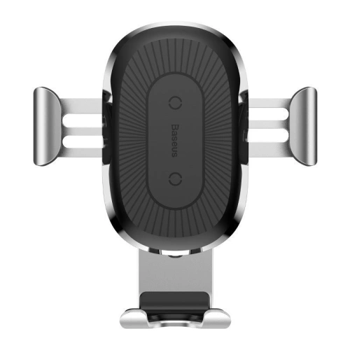 Buy Baseus Wireless Charger Gravity Car Wireless Charger Mount Silver - BSU429SLV - {ean13} - Home Screen Store Europe