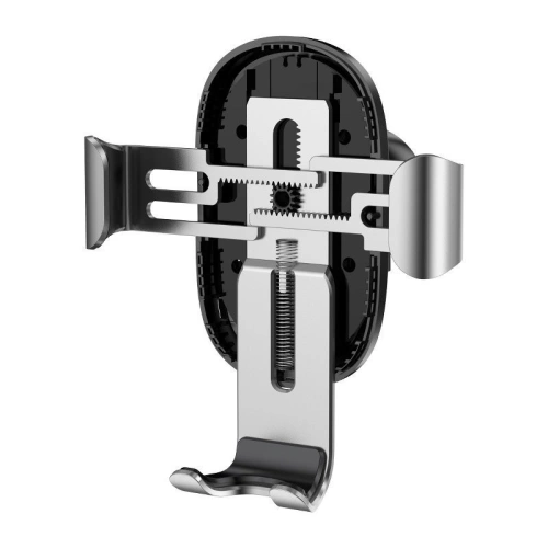 Kup Gravitation Auto Halter für Lüftungsschlitze Baseus mit Qi induktiver Ladefunktion (silber) - BSU429SLV - {ean13} - Sklep Home Screen