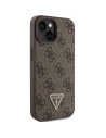 Kup Etui Guess GUHCP15SP4TDPW Apple iPhone 15 hardcase bőr 4G Triangle Strass barna/brown - GUE2961 - {ean13} - Sklep Home Screen
