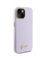 Kup Etui Guess GUHCP15SPGMCSL Apple iPhone 15 hardcase Glitter Glossy Script fialový/lilac - GUE2963 - {ean13} - Sklep Home Screen