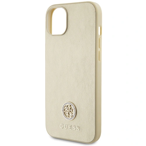 Kup Guess Apple Carcasă GUHCP15SPS4DGPD iPhone 15 hardcase piele 4G Metal Logo Strass auriu / auriu - GUE2964 - {ean13} - Sklep Home Screen