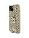 Buy Guess GUHCP15SPSP4LGD Apple iPhone 15 hardcase Perforated 4G Glitter gold - GUE2965 - {ean13} - Home Screen Store Europe