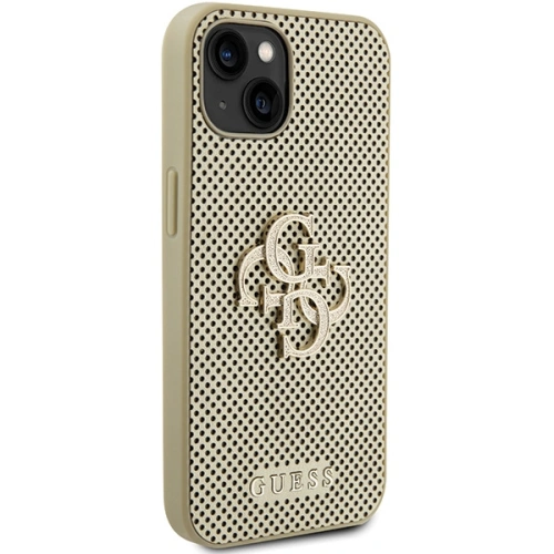 Kup Guess Apple Geantă GUHCP15SPSP4LGD iPhone 15 hardcase Perforated 4G Glitter gold/gold - GUE2965 - {ean13} - Sklep Home Screen