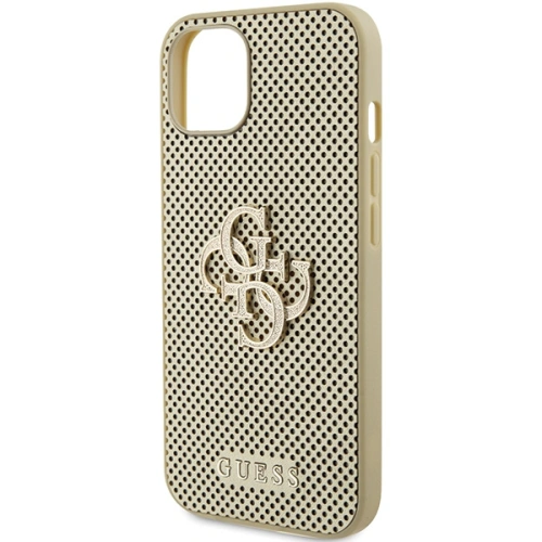 Kup Guess Apple Geantă GUHCP15SPSP4LGD iPhone 15 hardcase Perforated 4G Glitter gold/gold - GUE2965 - {ean13} - Sklep Home Screen
