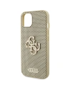 Kup Guess Apple Geantă GUHCP15SPSP4LGD iPhone 15 hardcase Perforated 4G Glitter gold/gold - GUE2965 - {ean13} - Sklep Home Screen