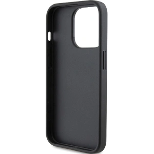 Etui Karl Lagerfeld KLHCP15LSAPKCNPK Apple iPhone 15 Pro hardcase Saffiano Cardslot Karl&Choupette Metal Pin czarny/black