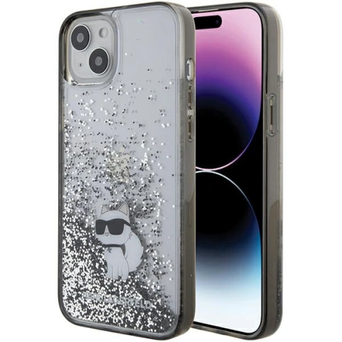 Kup Etui Karl Lagerfeld KLHCP15MLKCNSK Apple iPhone 15 Plus / 14 Plus hardcase Liquid Glitter Choupette průhledné - KLD1721 - {ean13} - Sklep Home Screen