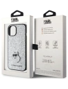 Kup Karl Lagerfeld Apple Caz KLHCP15SGCNPSG iPhone 15 hardcase Fix Glitter Choupette Logo Metal Pin argint/argintiu - KLD1722 - {ean13} - Sklep Home Screen