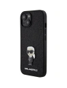 Kup Etui Karl Lagerfeld KLHCP15SGKNPSK Apple iPhone 15 hardcase Fixed Glitter Ikonik Logo Metal Pin czarny/black - KLD1723 - {ean13} - Sklep Home Screen