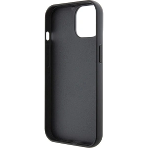 Etui Karl Lagerfeld KLHCP15SGKNPSK Apple iPhone 15 hardcase Fixed Glitter Ikonik Logo Metal Pin czarny/black