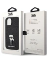 Kup Etui Karl Lagerfeld KLHCP15SGKNPSK Apple iPhone 15 hardcase Fixed Glitter Ikonik Logo Metal Pin czarny/black - KLD1723 - {ean13} - Sklep Home Screen