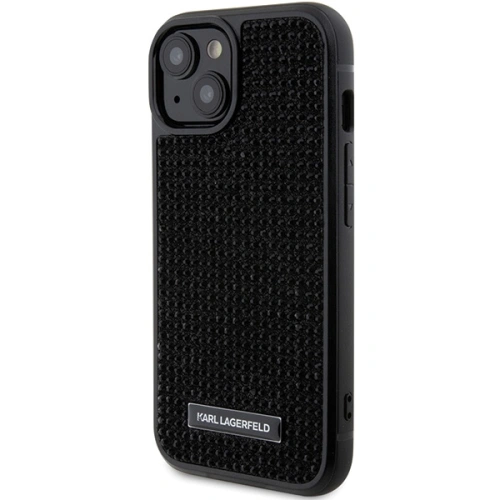 Kup Etui Karl Lagerfeld KLHCP15SHDSPLK Apple iPhone 15 hardcase Rhinestone Logo Metal Plate černý/black - KLD1724 - {ean13} - Sklep Home Screen