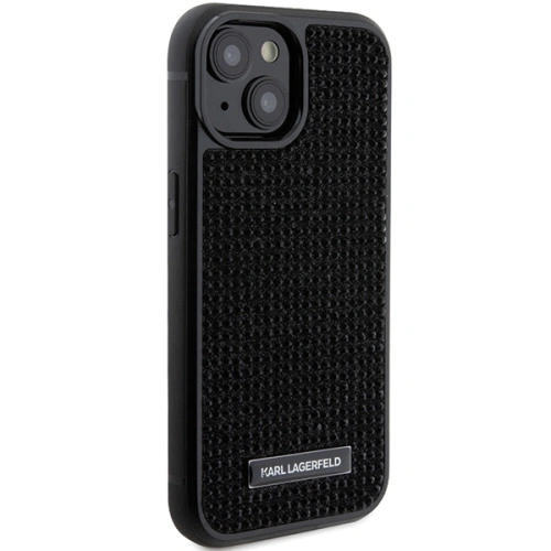 Kup Etui Karl Lagerfeld KLHCP15SHDSPLK Apple iPhone 15 hardcase Rhinestone Logo Metal Plate černý/black - KLD1724 - {ean13} - Sklep Home Screen