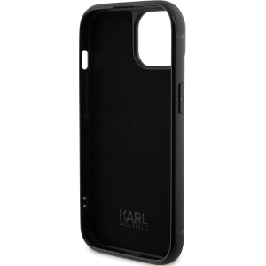 Etui Karl Lagerfeld KLHCP15SHDSPLK Apple iPhone 15 hardcase Rhinestone Logo Metal Plate czarny/black