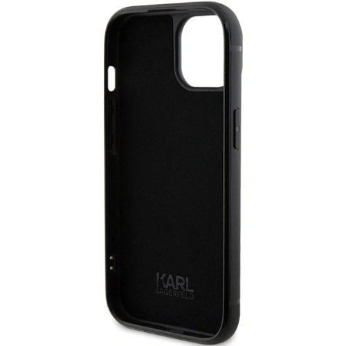 Kup Etui Karl Lagerfeld KLHCP15SHDSPLK Apple iPhone 15 hardcase Rhinestone Logo Metal Plate černý/black - KLD1724 - {ean13} - Sklep Home Screen