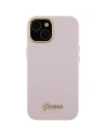 Kup Etui Guess GUHCP15SSMBSLP Apple iPhone 15 hardcase Silicone Script Metal Logo & Frame różowy/pink - GUE2966 - {ean13} - Sklep Home Screen