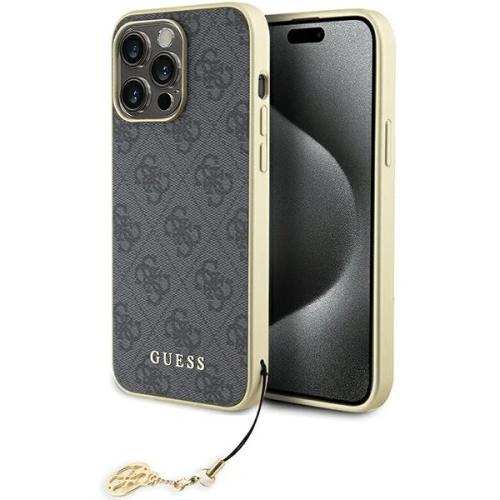 Kup Etui Guess GUHCP15XGF4GGR Apple iPhone 15 Pro Max hardcase 4G Charms Collection szary/grey - GUE2967 - {ean13} - Sklep Home Screen
