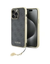 Etui Guess GUHCP15XGF4GGR Apple iPhone 15 Pro Max hardcase 4G Charms Collection szary/grey