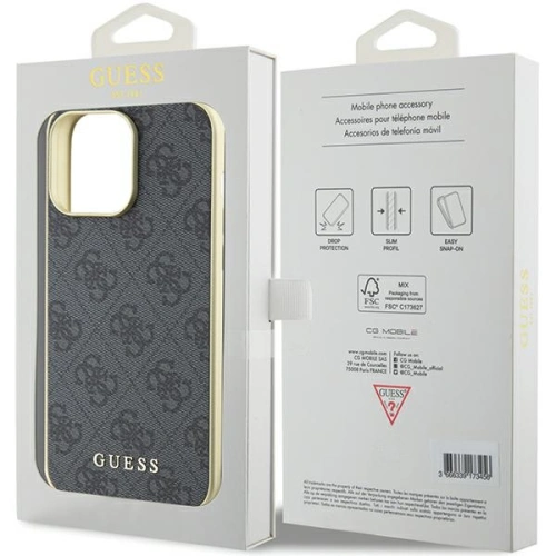 Kup Etui Guess GUHCP15XGF4GGR Apple iPhone 15 Pro Max hardcase 4G Charms Collection szary/grey - GUE2967 - {ean13} - Sklep Home Screen