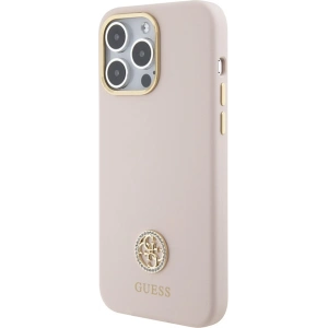 Kup Etui Guess GUHCP15XM4DGPP Apple iPhone 15 Pro Max hardcase Silicone Logo Strass 4G różowy/pink - GUE2968 - {ean13} - Sklep Home Screen
