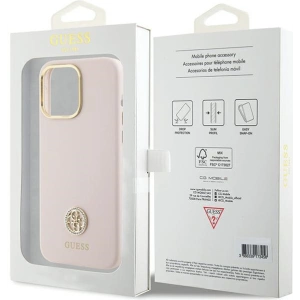 Kup Etui Guess GUHCP15XM4DGPP Apple iPhone 15 Pro Max hardcase Silicone Logo Strass 4G różowy/pink - GUE2968 - {ean13} - Sklep Home Screen
