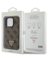 Kup Case Guess GUHCP15XP4TDPW Apple iPhone 15 Pro Max Hardcase Leder 4G Triangle Strass braun/brown - GUE2969 - {ean13} - Sklep Home Screen