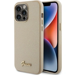Kup Etui Guess GUHCP15XPGMCSD Apple iPhone 15 Pro Max hardcase Glitter Glossy Script zlatý/světlý zlato - GUE2970 - {ean13} - Sklep Home Screen