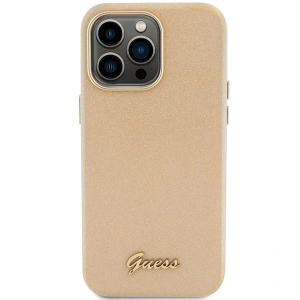 Kup Etui Guess GUHCP15XPGMCSD Apple iPhone 15 Pro Max hardcase Glitter Glossy Script złoty/light gold - GUE2970 - {ean13} - Sklep Home Screen