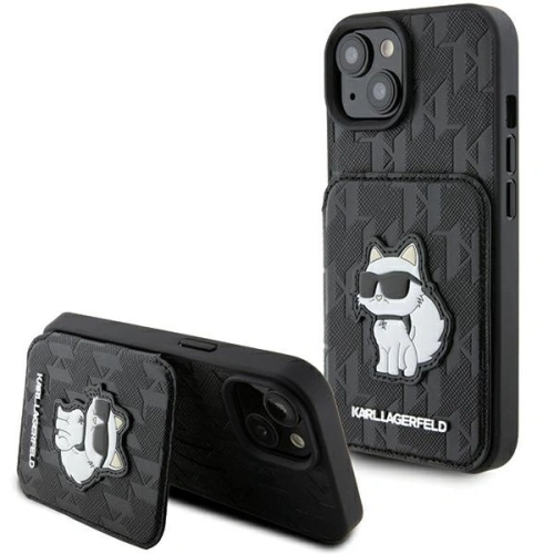 Kup Etui Karl Lagerfeld KLHCP15SSAKCNSCK Apple iPhone 15 hardcase Saffiano Monogram Choupette černý/black - KLD1725 - {ean13} - Sklep Home Screen