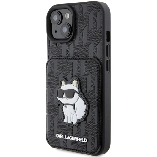Kup Etui Karl Lagerfeld KLHCP15SSAKCNSCK Apple iPhone 15 hardcase Saffiano Monogram Choupette černý/black - KLD1725 - {ean13} - Sklep Home Screen