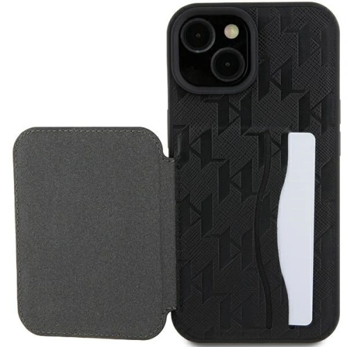 Kup Etui Karl Lagerfeld KLHCP15SSAKCNSCK Apple iPhone 15 hardcase Saffiano Monogram Choupette černý/black - KLD1725 - {ean13} - Sklep Home Screen