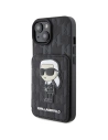 Kup Case Karl Lagerfeld KLHCP15SSAKKNSCK Apple iPhone 15 Hardcase Saffiano Monogram Ikonik Patch schwarz/black - KLD1726 - {ean13} - Sklep Home Screen
