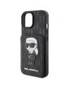 Kup Case Karl Lagerfeld KLHCP15SSAKKNSCK Apple iPhone 15 Hardcase Saffiano Monogram Ikonik Patch schwarz/black - KLD1726 - {ean13} - Sklep Home Screen