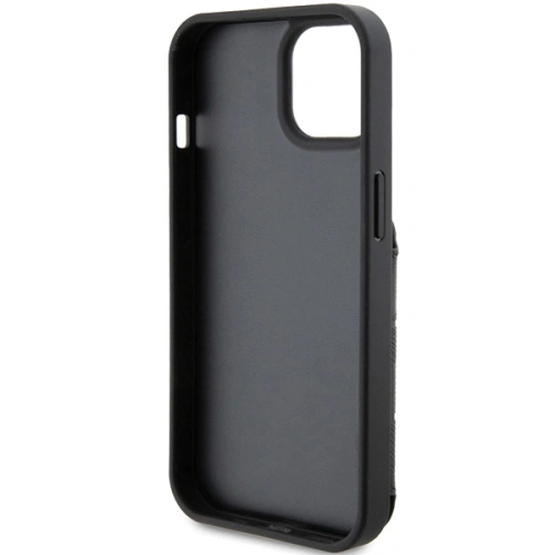 Kup Case Karl Lagerfeld KLHCP15SSAKKNSCK Apple iPhone 15 Hardcase Saffiano Monogram Ikonik Patch schwarz/black - KLD1726 - {ean13} - Sklep Home Screen