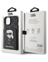 Kup Case Karl Lagerfeld KLHCP15SSAKKNSCK Apple iPhone 15 Hardcase Saffiano Monogram Ikonik Patch schwarz/black - KLD1726 - {ean13} - Sklep Home Screen