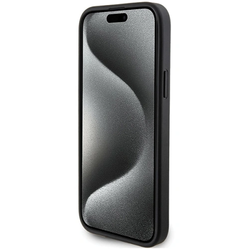 Kup Etui Karl Lagerfeld KLHCP15SSAPKCNPK Apple iPhone 15 hardcase Saffiano Cardslot Karl&Choupette Metal Pin czarny/black - KLD1727 - {ean13} - Sklep Home Screen